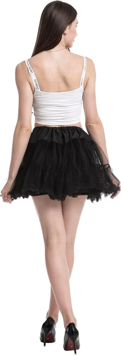 Womens Halloween Black Tutu Skirt -Spirit Halloween Shop Black Petticoat Tutu 8 结果