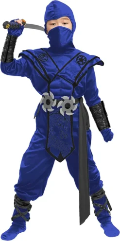 Boy Blue Dragon Ninja Costume -Spirit Halloween Shop Boy Blue Dragon Ninja Costume 2 600x1205 1