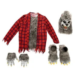 Kids Blue Halloween Costume Werewolf -Spirit Halloween Shop Boy Terror ragged werewolf costume 4 600x600 1