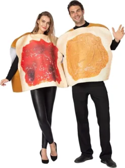 Adult Peanut Butter And Jelly Halloween Costume 10 Adult Peanut Butter And Jelly Halloween Costume -Spirit Halloween Shop Butter and Jelly PBJ Costume Couple Set Adult 5 600x806 1
