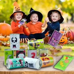 Halloween Bean Bag Toss Carnival Game Set -Spirit Halloween Shop Carnival Bean Bag Toss Game Set 2 600x600 1