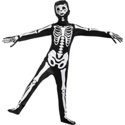 Boys Skeleton Halloween Costume 10 Boys Skeleton Halloween Costume -Spirit Halloween Shop Child Boy Cat Second skin skeleton Costume2 600x600 1