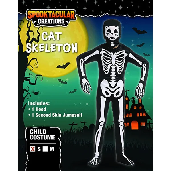 Boys Skeleton Halloween Costume 8 Boys Skeleton Halloween Costume - Image 6