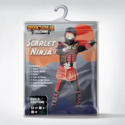 Child Boy Scarlet Ninja Costume -Spirit Halloween Shop Child Boy Scarlet Ninja Costume 5 result 600x600 1