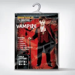 Kids Vampire Halloween Costume -Spirit Halloween Shop Child Boy Vampire costume black 2 600x600 1