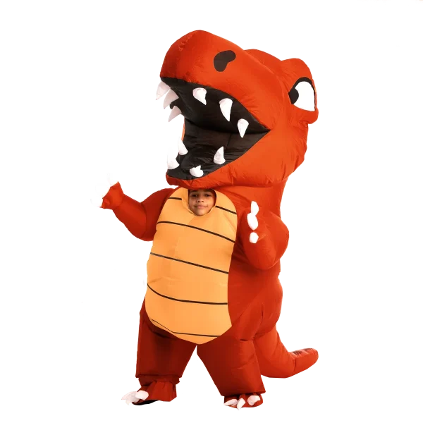 Child Inflatable Dinosaur Halloween Costume 3 Child Inflatable Dinosaur Halloween Costume - Image 2