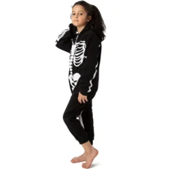 Family Skeleton Glow In The Dark Onesie -Spirit Halloween Shop Child Unisex Kid Skeleton Family Matching Pajama Onesie L 2 600x600 1