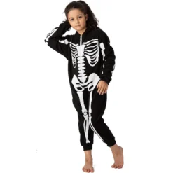 Family Skeleton Glow In The Dark Onesie -Spirit Halloween Shop Child Unisex Kid Skeleton Family Matching Pajama Onesie L 4 600x600 1