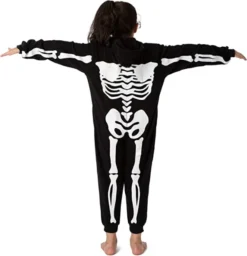 Family Skeleton Glow In The Dark Onesie -Spirit Halloween Shop Child Unisex Kid Skeleton Family Matching Pajama Onesie L 6 600x622 1