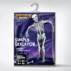Child Unisex Simply Skeleton Costume -Spirit Halloween Shop Child Unisex Simply Skeleton Costume 6 result 600x600 1