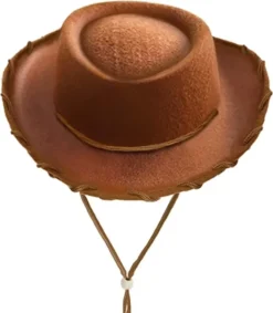 3pcs Kids Halloween Cowboy Hat -Spirit Halloween Shop Childrens Brown Felt Cowboy Hats 3 Pack 7 结果 600x688 1