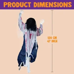 Climbing Zombie Halloween Decoration 47in 11 Climbing Zombie Halloween Decoration 47in -Spirit Halloween Shop Climbing Zombie Halloween decoration 47in 1 600x600 1