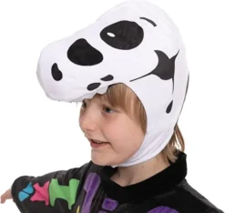 Child Colorful T-rex Dinosaur Skeleton Costume -Spirit Halloween Shop Colorful Skeleton T Rex Costume for Role Play Cosplay Child 5 600x569 1