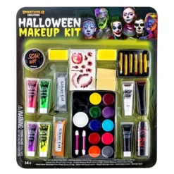 25pcs Halloween Glow In The Dark Makeup Kits