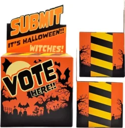 50pcs Halloween Voting Ballot Box -Spirit Halloween Shop Costume Contest Ballot Box 1 600x612 1