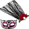 Day Of The Dead 4 - Headband With Rose And Veil, Masquerade Eye Mask -Spirit Halloween Shop Day of the Dead 4 Headband with Rose and Veil Masquerade Eye Mask 4 结果 600x571 1