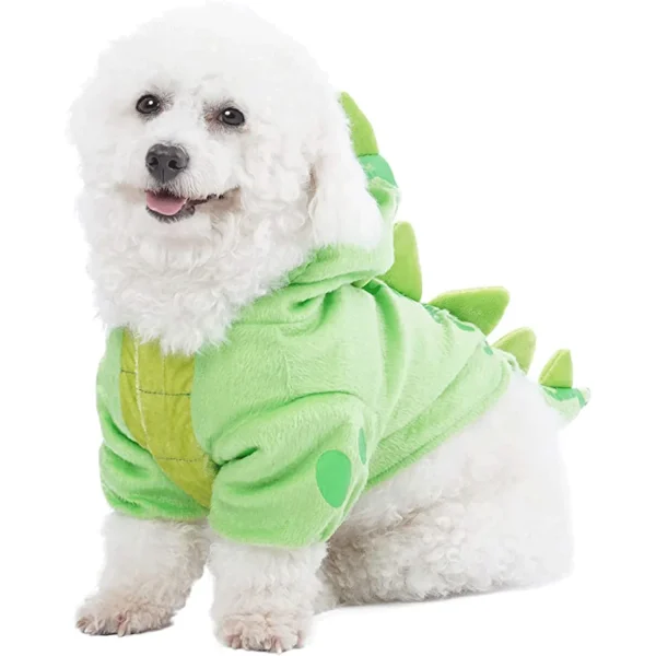 Dinosaur Hoodie Halloween Pet Costumes 4 Dinosaur Hoodie Halloween Pet Costumes - Image 2