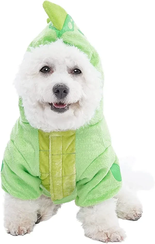 Dinosaur Hoodie Halloween Pet Costumes 6 Dinosaur Hoodie Halloween Pet Costumes - Image 4