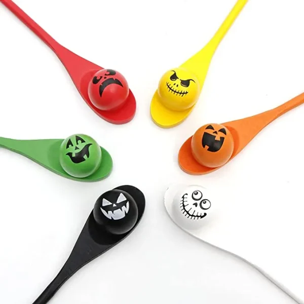 6pcs Halloween Egg And Spoon Race Game Set 5 6pcs Halloween Egg And Spoon Race Game Set - Image 3