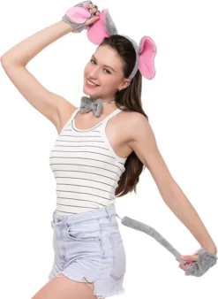 5pcs Halloween Elephant Ears Costume Accessory Set 11 5pcs Halloween Elephant Ears Costume Accessory Set -Spirit Halloween Shop Elephant Cosplay Accessories Set 3 600x821 1