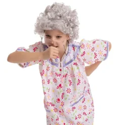 Adult Or Child Grey Halloween Wig And Accessories -Spirit Halloween Shop Female Curly Granny Wig 4 600x600 1