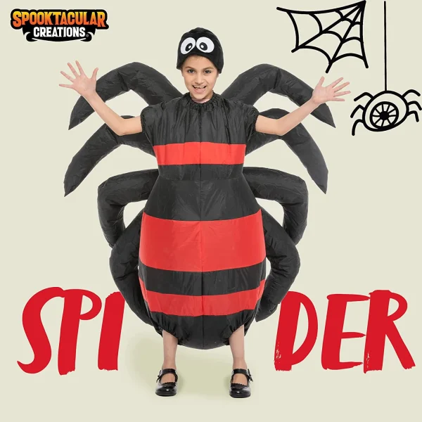 Full-body Inflatable Spider Costume Kid 4 Full-body Inflatable Spider Costume Kid - Image 2