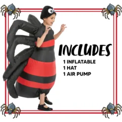 Full-body Inflatable Spider Costume Kid 12 Full-body Inflatable Spider Costume Kid -Spirit Halloween Shop Full body Inflatable Spider Costume Kid 5 result 600x600 1