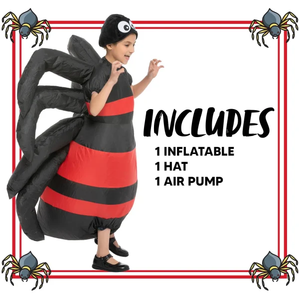 Full-body Inflatable Spider Costume Kid 7 Full-body Inflatable Spider Costume Kid - Image 5