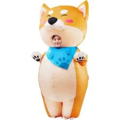 Full Body Shiba Inu Inflatable Costume Child -Spirit Halloween Shop Full body Shiba Inu inflatable costume Child 2 600x600 1
