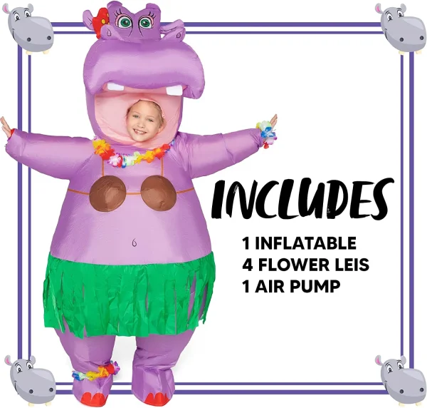 Full Body Hippo Costume-M 7 Full Body Hippo Costume-M - Image 5