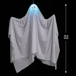 3pcs Halloween Light Up Hanging Ghost 35.5in -Spirit Halloween Shop Ghost Hanging Lights 3 Pack 5 600x600 1
