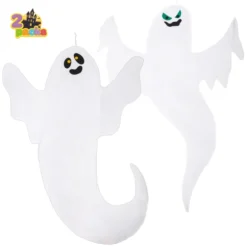 2pcs Halloween Tree Ghost Wrap Decoration 50in -Spirit Halloween Shop Ghost Tree Hugger 2 Pack 50 6 scaled 600x600 1