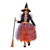 Girls LED Light Up Witch Halloween Costume 1 Girls LED Light Up Witch Halloween Costume -Spirit Halloween Shop Girl witch orange pattern costume 1 result 1 600x600 1