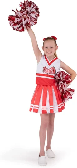Girls High School Cheerleader Halloween Costume -Spirit Halloween Shop Girls High School Cheerleader Halloween Costume 1 600x1309 1