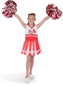 Girls High School Cheerleader Halloween Costume -Spirit Halloween Shop Girls High School Cheerleader Halloween Costume 2 600x817 1