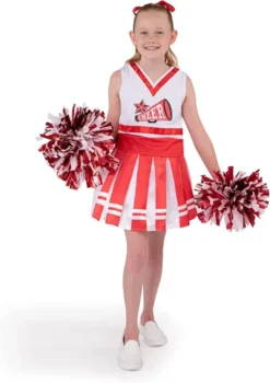 Girls High School Cheerleader Halloween Costume -Spirit Halloween Shop Girls High School Cheerleader Halloween Costume 3 600x849 1