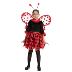 Girls Ladybug Halloween Costume With Wings 11 Girls Ladybug Halloween Costume With Wings -Spirit Halloween Shop Girls Ladybug Halloween Costume with Wings 4 result 600x600 1