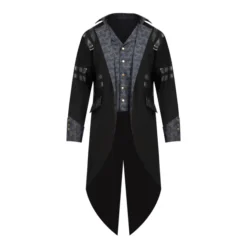 Mens Steampunk Gothic Tailcoat Victorian Costume