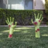 Groundbreaker Green Zombie Hands Halloween Decorations -Spirit Halloween Shop Green Zombie Hands 3 scaled 600x600 1