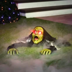 Halloween Animated Zombie Groundbreaker Decoration -Spirit Halloween Shop Ground Breaker Zombie 6 结果 600x600 1