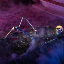 Light Up Skeleton Groundbreaker Halloween Decoration -Spirit Halloween Shop Groundbreaker Stakes with Lights 5 Pcs 2 600x600 1