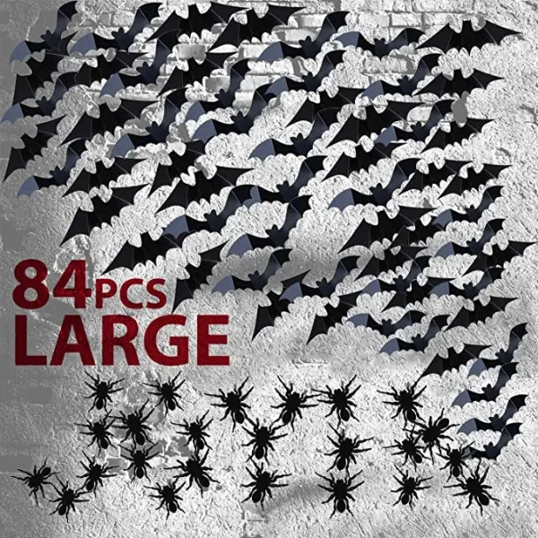 84pcs Halloween Wall Decal Stickers Decoration 4 84pcs Halloween Wall Decal Stickers Decoration - Image 2
