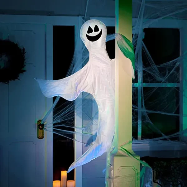 Halloween Bendable Tree Wrap Ghost Decoration 3 Halloween Bendable Tree Wrap Ghost Decoration