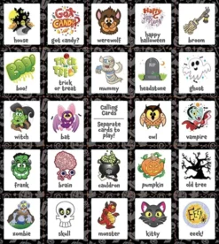 32pcs Halloween Bingo Cards Game -Spirit Halloween Shop Halloween Bingo Game With 32 Cards 5 600x670 1