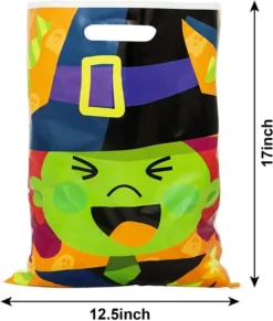 72pcs Halloween Treat Bags With 6 Designed Characters -Spirit Halloween Shop Halloween Characters Treat Bags 72 Pcs 1 600x706 1