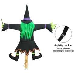 Halloween Crashing Witch Into Tree Decoration -Spirit Halloween Shop Halloween Crashing Witch Into Tree Decoration 6 1 600x600 1