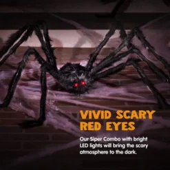 Halloween Decorating Set With Bat Stickers, Spider & Crows -Spirit Halloween Shop Halloween Decorating Set with Bat Stickers Spider Crows 3 result 600x600 1