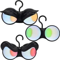 3Pcs Halloween Animated Flashing Peeping Eyes