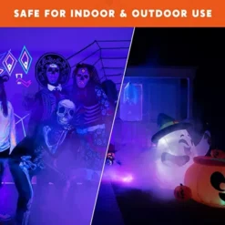 Halloween Fog Machine With 6 Color LED Lights 500w -Spirit Halloween Shop Halloween Fog Machine with 6 Color LED Lights 500w 3 600x600 1