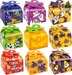 36Pcs Halloween Goodie Gift Boxes With Bow 9 36Pcs Halloween Goodie Gift Boxes With Bow -Spirit Halloween Shop Halloween Goodie Gift Boxes with Bow 36 Pcs 2 result 600x625 1